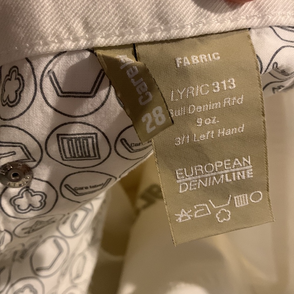 Care Label Luxury White Denim Size 28 - Picture 8 of 8